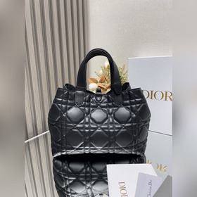 Подлинный продукт, высокое качество Сумка Dior Toujours (черная, 