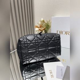 Подлинный продукт, высокое качество Сумка Dior Toujours (черная, 