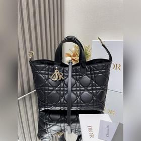 Подлинный продукт, высокое качество Сумка Dior Toujours (черная, 