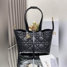 Подлинный продукт, высокое качество Сумка Dior Toujours (черная, 