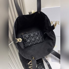 Подлинный продукт, высокое качество Сумка Dior Toujours (черная, 
