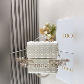 Подлинный продукт, высокое качество Lady Dior сумочка-клатч «бел