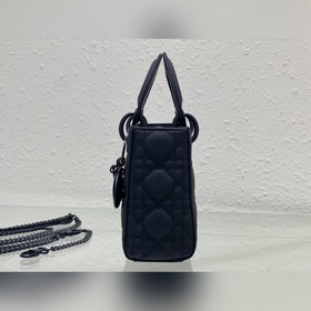 Подлинный продукт  Dior lady матовый черный l-серия 17 см Класси