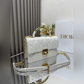Подлинный продукт, высокое качество Новая большая сумка Dior Ange