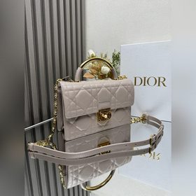 Подлинный продукт, высокое качество Новая большая сумка Dior Ange