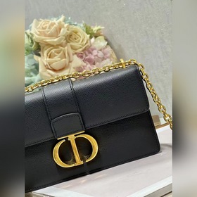 Подлинный Dior. r 30 Montaigne East-West сумка с цепочкой и отпеч