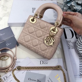 Подлинный продукт  Dior Mini lady classic серия Диана всегда бы