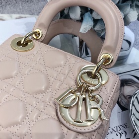 Подлинный продукт  Dior Mini lady classic серия Диана всегда бы
