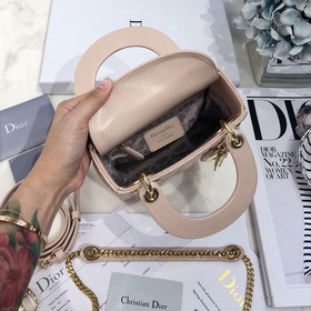 Подлинный продукт  Dior Mini lady classic серия Диана всегда бы
