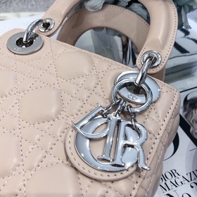 Подлинный продукт  Dior Mini lady classic серия Диана всегда бы