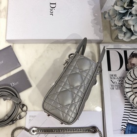 Подлинный продукт  Dior Mini Lady Classic серия Диана всегда бы
