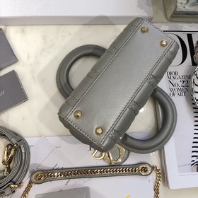 Подлинный продукт  Dior Mini lady classic серия Диана всегда бы