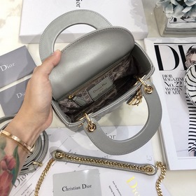 Подлинный продукт  Dior Mini lady classic серия Диана всегда бы