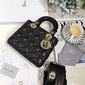 Подлинный продукт Dior My Lady Emblem Series 4-секционная сумка с