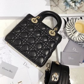 Подлинный продукт Dior My Lady Emblem Series 4-секционная сумка с