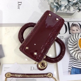 Подлинная сумка Dior с тремя отделениями двумя цепочками, которые