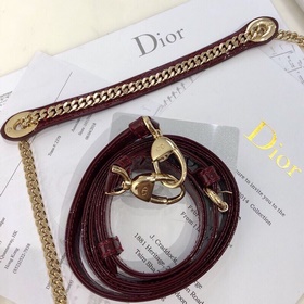 Подлинная сумка Dior с тремя отделениями двумя цепочками, которые