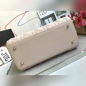 Подлинный продукт Dior Lady 5 44550 из кожи ягненка, классическая