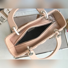 Подлинный продукт Dior Lady 5 44550 из кожи ягненка, классическая