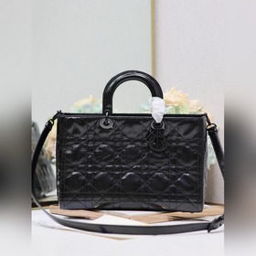 Подлинный продукт, высокое качество Dior Большая сумка Lady D-Sir