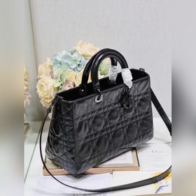 Подлинный продукт, высокое качество Dior Большая сумка Lady D-Sir