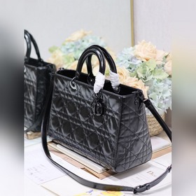 Подлинный продукт, высокое качество Dior Большая сумка Lady D-Sir