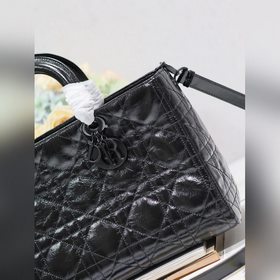 Подлинный продукт, высокое качество Dior Большая сумка Lady D-Sir