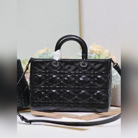 Подлинный продукт, высокое качество Dior Большая сумка Lady D-Sir