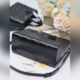 Подлинный продукт, высокое качество Dior Большая сумка Lady D-Sir