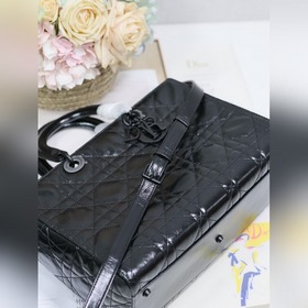 Подлинный продукт, высокое качество Dior Большая сумка Lady D-Sir