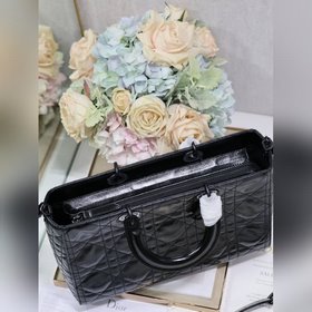 Подлинный продукт, высокое качество Dior Большая сумка Lady D-Sir
