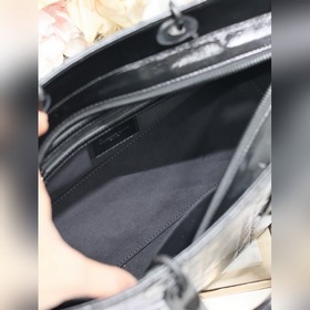 Подлинный продукт, высокое качество Dior Большая сумка Lady D-Sir