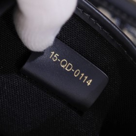 Маленькая сумка Cest Dior синего цвета с принтом Oblique, эксклюз