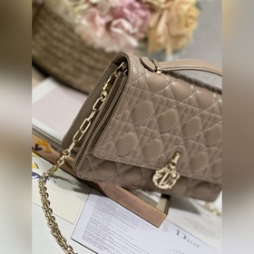 Подлинный продукт высокого качества сумка MISS DIOR «серо-коричне