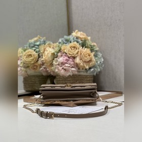 Подлинный продукт высокого качества сумка MISS DIOR «серо-коричне