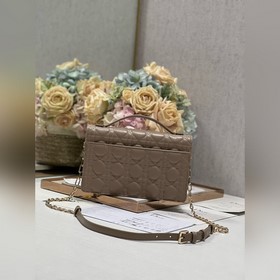 Подлинный продукт высокого качества сумка MISS DIOR «серо-коричне