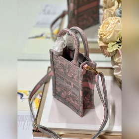 Подлинная мини-сумка для телефона Dior BOOK TOTE «New Foundation 
