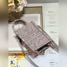 Подлинная мини-сумка для телефона Dior BOOK TOTE «New Foundation 