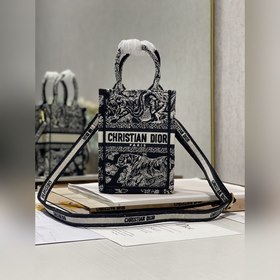 Подлинная мини-сумка для телефона Dior BOOK TOTE (новый синий тиг