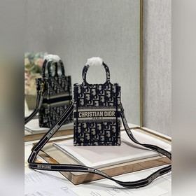 Подлинная мини-сумка для телефона Dior BOOK TOTE (старый синий цв