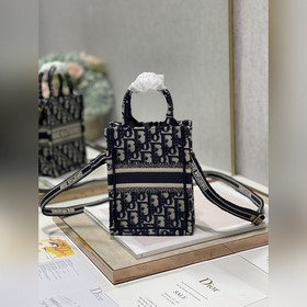 Подлинная мини-сумка для телефона Dior BOOK TOTE (старый синий цв