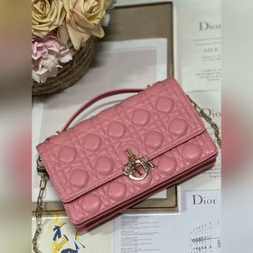 Подлинный продукт высокого качества сумка MISS DIOR «розовая» Эта