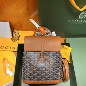 Новая мини-рюкзак Alpin от Goyard из кожи высшего качества от производителя. Мас