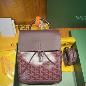 Новая мини-рюкзак Alpin от Goyard из кожи высшего качества от производителя. Мас