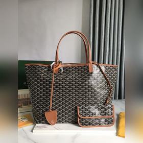 Подлинный большой тоут с обновленными зажимами Goyard (Goyard) был многократно и