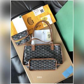 Подлинный GOYARD Оригинальный двусторонний мини-сумка-мама-сумка для покупок, та