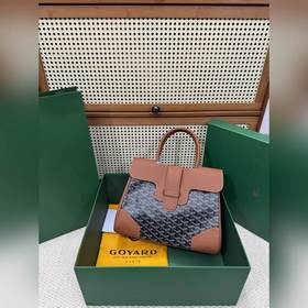 Высший импортный кожаный беспошлинный вариант. Новая мягкая сумка Goyard Sa gon 