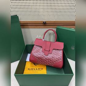 Высший импортный кожаный беспошлинный вариант. Новая мягкая сумка Goyard Sa gon 