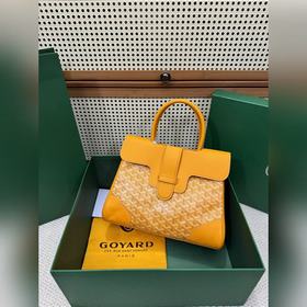 Высший импортный кожаный беспошлинный вариант. Новая мягкая сумка Goyard Sa gon 