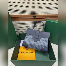 Высший импортный кожаный беспошлинный вариант. Новая мягкая сумка Goyard Sa gon 